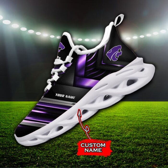 NCAA Kansas State Wildcats Max Soul Sneaker Custom Name 86