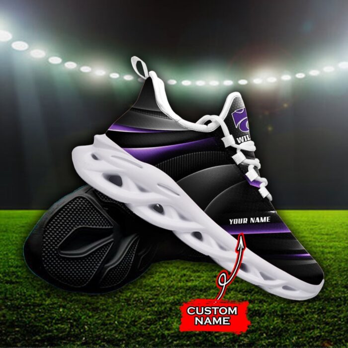 NCAA Kansas State Wildcats Max Soul Sneaker Custom Name E12