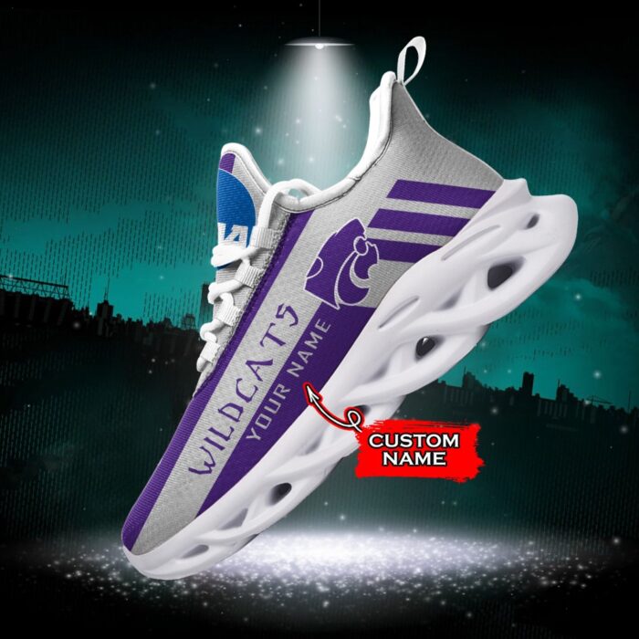 NCAA Kansas State Wildcats Max Soul Sneaker Custom Name Style 1HTN7027