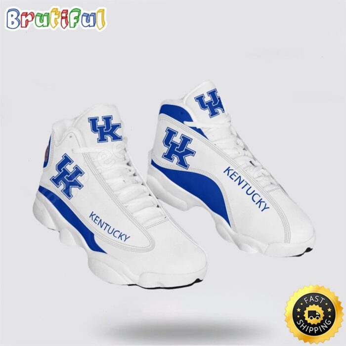 NCAA Kentucky Air Jordan 13 Printed Logo JD 13