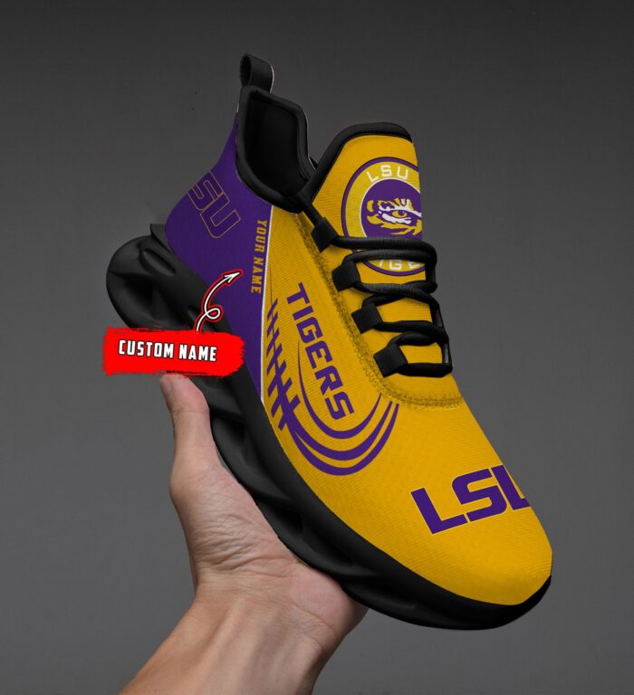 NCAA LSU Tigers Max Soul Sneaker Custom Name 05 M12