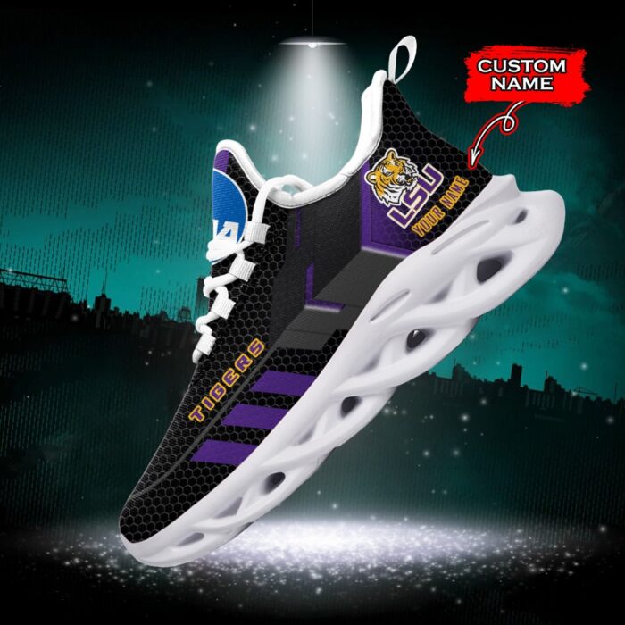 NCAA LSU Tigers Max Soul Sneaker Custom Name 43 M1RTT4197