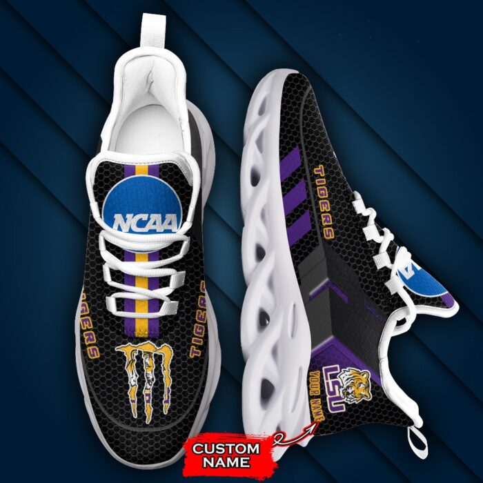 NCAA LSU Tigers Max Soul Sneaker Custom Name 43 M1RTT4197