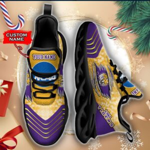 NCAA LSU Tigers Max Soul Sneaker Custom Name 66 M12RTT6992