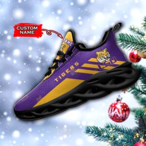 NCAA LSU Tigers Max Soul Sneaker Custom Name 67 M12HTN4350