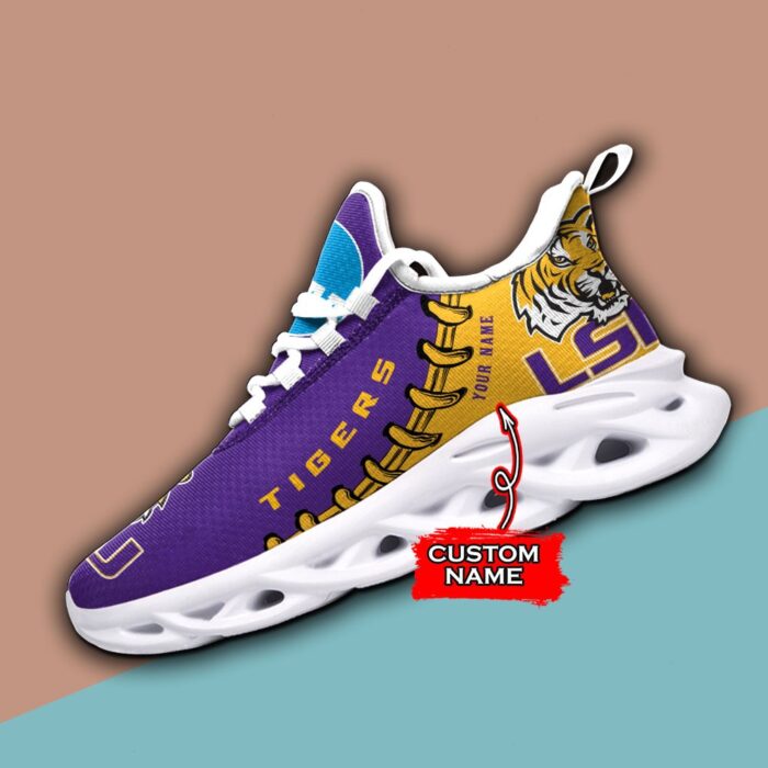 NCAA LSU Tigers Max Soul Sneaker Custom Name 85TK15