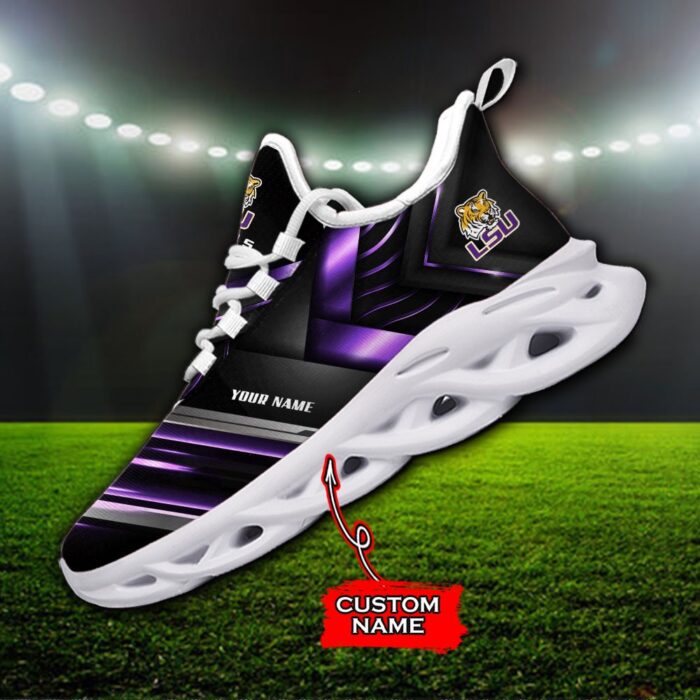 NCAA LSU Tigers Max Soul Sneaker Custom Name 86