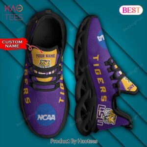 NCAA LSU Tigers Personalized Custom Name Max Soul Shoes