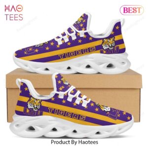 NCAA LSU Tigers Violet Mix Gold Max Soul Shoes