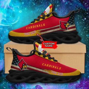 NCAA Louisville Cardinals Max Soul Sneaker Custom Name 42 M1