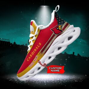 NCAA Louisville Cardinals Max Soul Sneaker Custom Name 42 M1