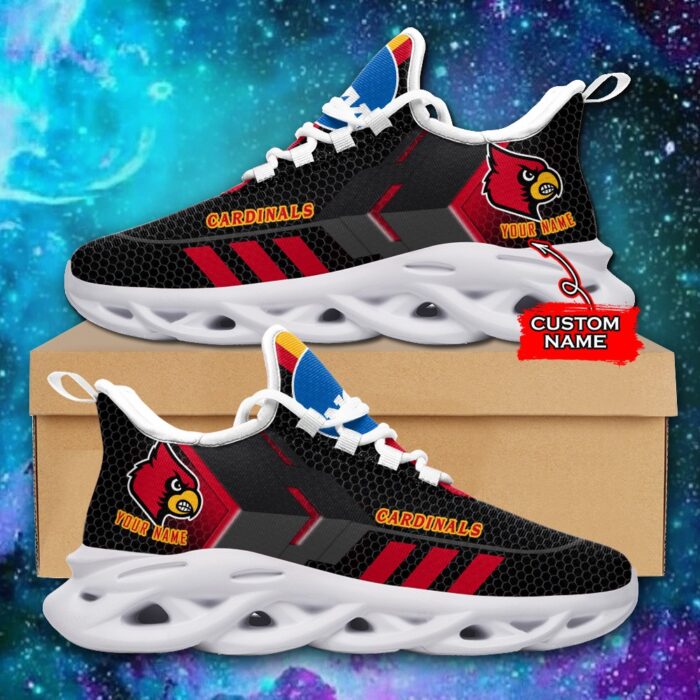 NCAA Louisville Cardinals Max Soul Sneaker Custom Name 43 M1RTT4196