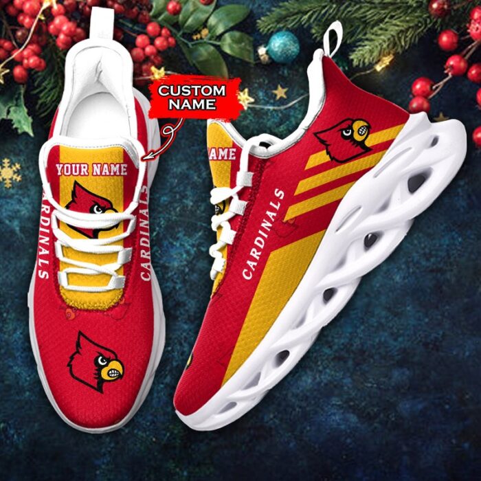 NCAA Louisville Cardinals Max Soul Sneaker Custom Name 67 M12HTN4349