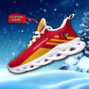 NCAA Louisville Cardinals Max Soul Sneaker Custom Name 67HTN2158