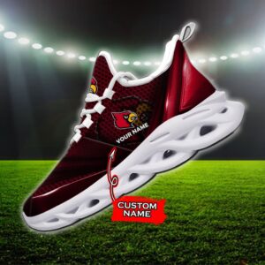 NCAA Louisville Cardinals Max Soul Sneaker Custom Name 89