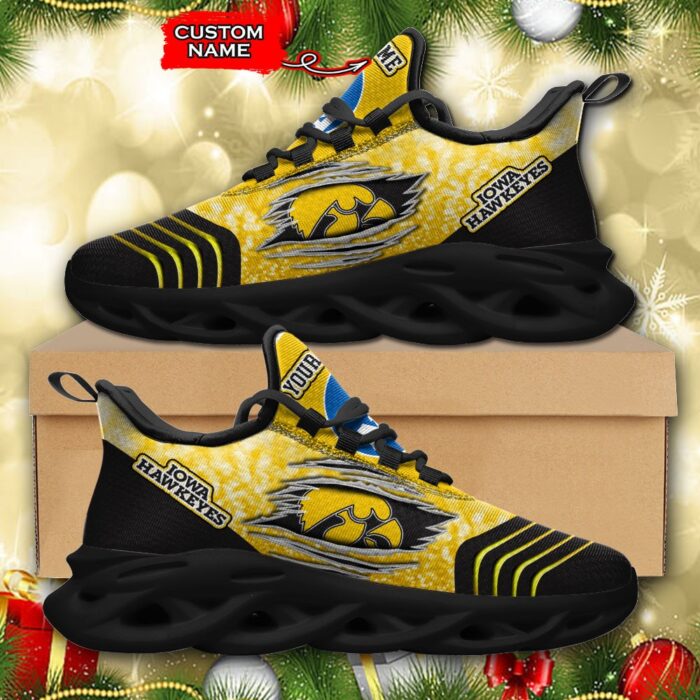 NCAA Lowa Hawkeyes Max Soul Sneaker Custom Name 66 M12RTT6987