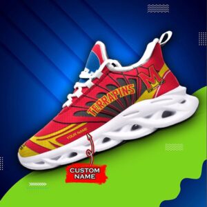 NCAA Maryland Terrapins Max Soul Sneaker Custom Name 62RTT1593