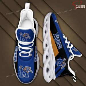 NCAA Memphis Tigers Blue Black Max Soul Shoes Running Sneakers