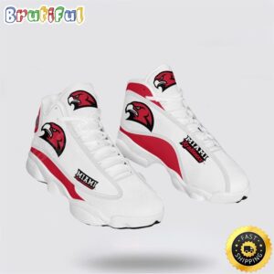 NCAA Miami (Oh) Air Jordan 13 Printed Logo JD 13