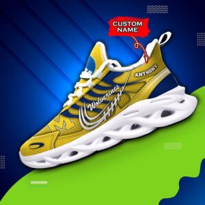 NCAA Michigan Wolverines Max Soul Sneaker Custom Name 65 M12HTN4324