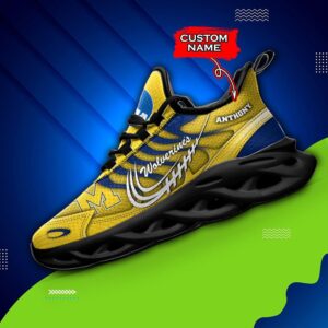 NCAA Michigan Wolverines Max Soul Sneaker Custom Name 65 M12HTN4324