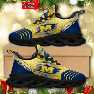 NCAA Michigan Wolverines Max Soul Sneaker Custom Name 66RTT1576