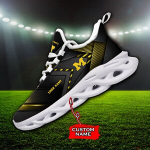 NCAA Michigan Wolverines Max Soul Sneaker Custom Name Fan Gift