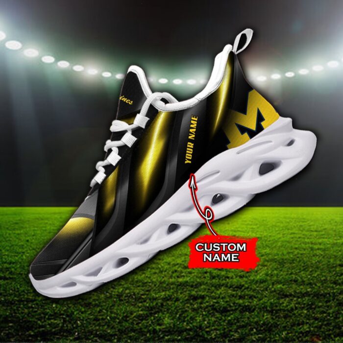 NCAA Michigan Wolverines Max Soul Sneaker Custom Name Ver 1