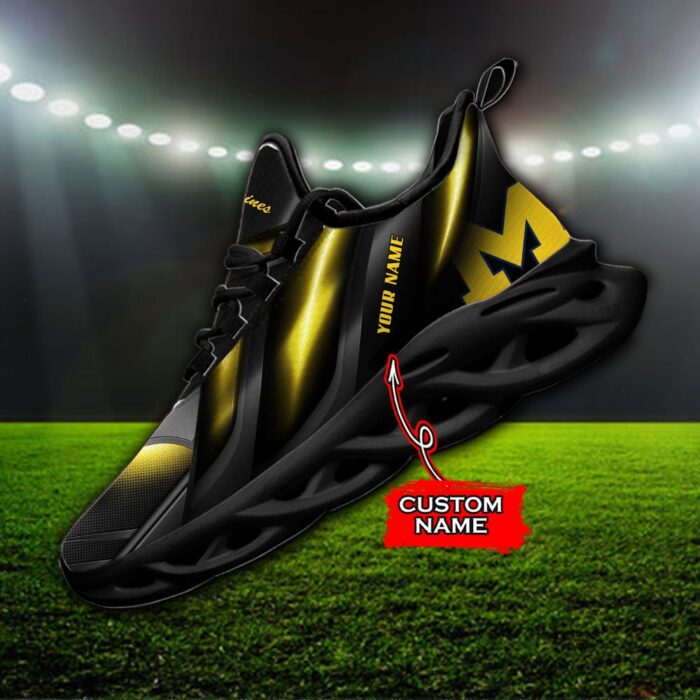 NCAA Michigan Wolverines Max Soul Sneaker Custom Name Ver 1