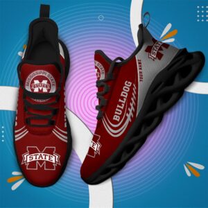 NCAA Mississippi State Bulldogs Max Soul Sneaker Custom Name 05 M12