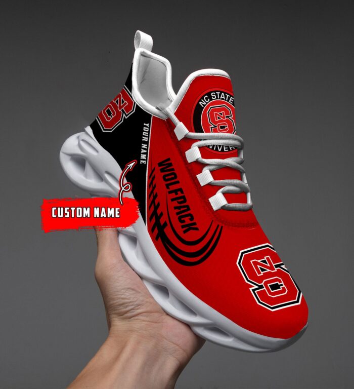 NCAA NC State Wolfpack Max Soul Sneaker Custom Name 05 M12