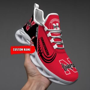 NCAA Nebraska Cornhuskers Max Soul Sneaker Custom Name 05 M12