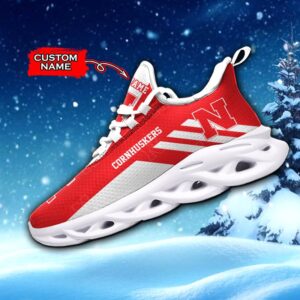 NCAA Nebraska Cornhuskers Max Soul Sneaker Custom Name 67HTN2162