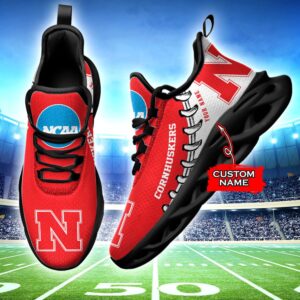 NCAA Nebraska Cornhuskers Max Soul Sneaker Custom Name 85TK18