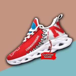 NCAA Nebraska Cornhuskers Max Soul Sneaker Custom Name 85TK18