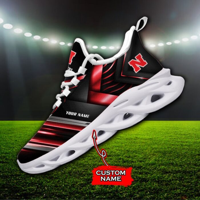 NCAA Nebraska Cornhuskers Max Soul Sneaker Custom Name 86