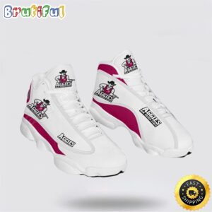 NCAA New Mexico State Air Jordan 13 Printed Logo JD 13