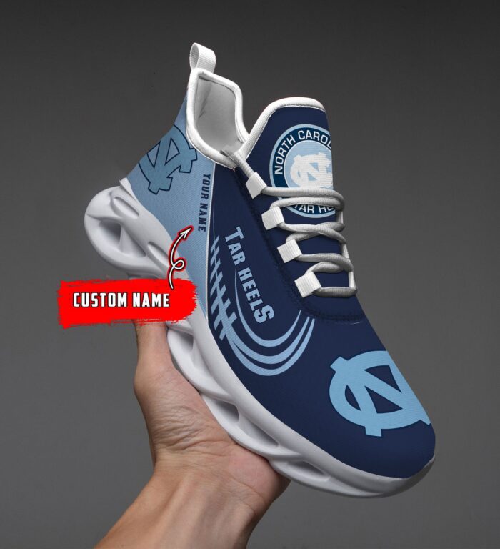 NCAA North Carolina Tar Heels Max Soul Sneaker Custom Name 05 M12