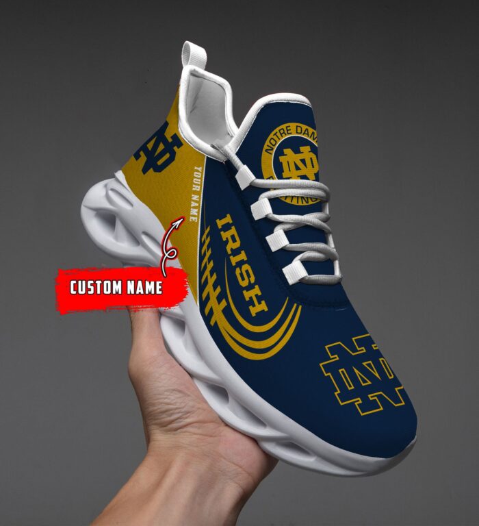 NCAA Notre Dame Fighting Irish Max Soul Sneaker Custom Name 05 M12