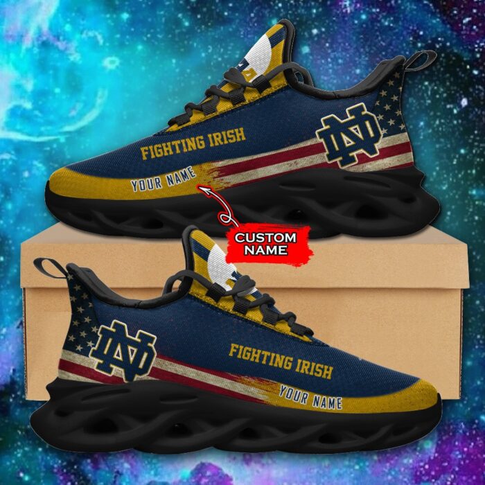 NCAA Notre Dame Fighting Irish Max Soul Sneaker Custom Name 42 M1