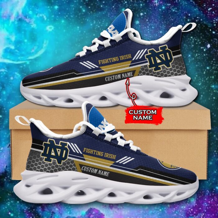 NCAA Notre Dame Fighting Irish Max Soul Sneaker Custom Name 47 M12RTT3739