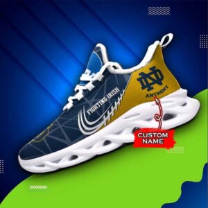 NCAA Notre Dame Fighting Irish Max Soul Sneaker Custom Name 56 M12RTT6510