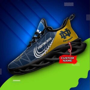 NCAA Notre Dame Fighting Irish Max Soul Sneaker Custom Name 56 M12RTT6510