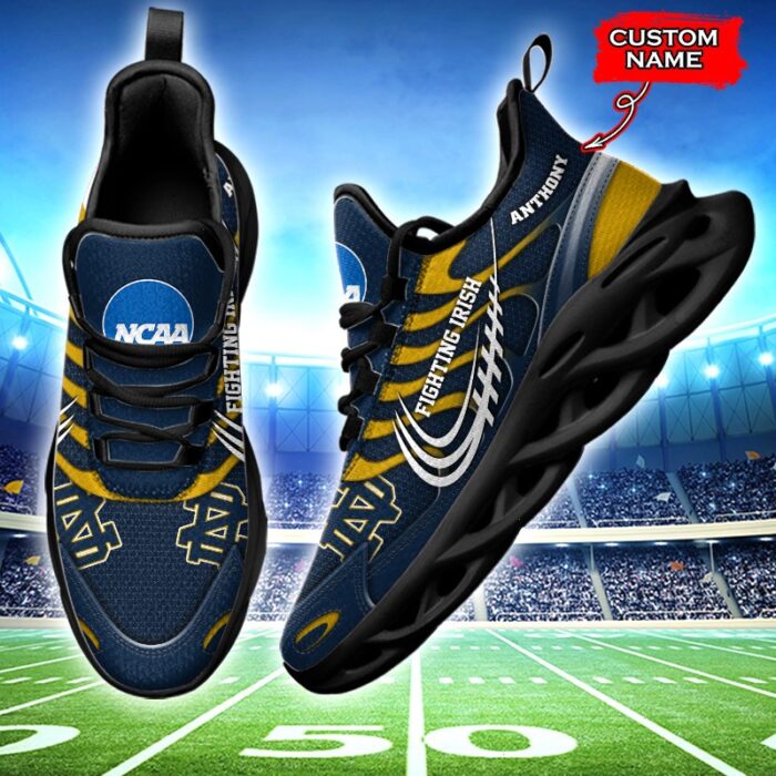 NCAA Notre Dame Fighting Irish Max Soul Sneaker Custom Name 65HTN2069