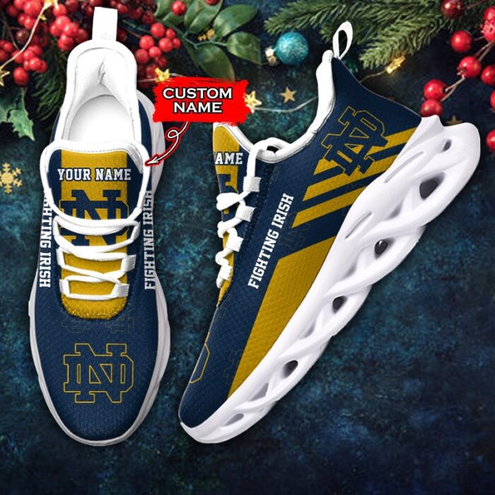 NCAA Notre Dame Fighting Irish Max Soul Sneaker Custom Name 67 M12HTN4354