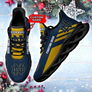 NCAA Notre Dame Fighting Irish Max Soul Sneaker Custom Name 67HTN2163