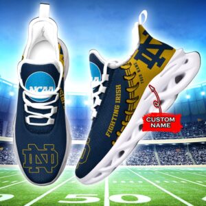 NCAA Notre Dame Fighting Irish Max Soul Sneaker Custom Name 85TK19