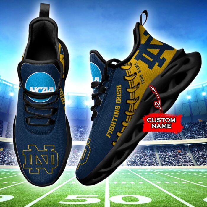 NCAA Notre Dame Fighting Irish Max Soul Sneaker Custom Name 85TK19