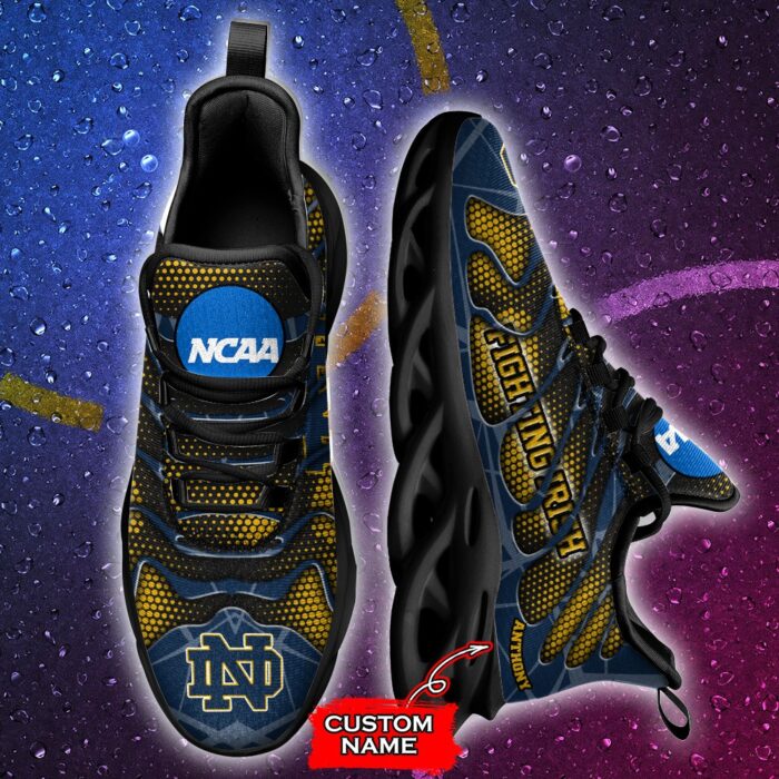 NCAA Notre Dame Fighting Irish Max Soul Sneaker Custom Name Ver 64061