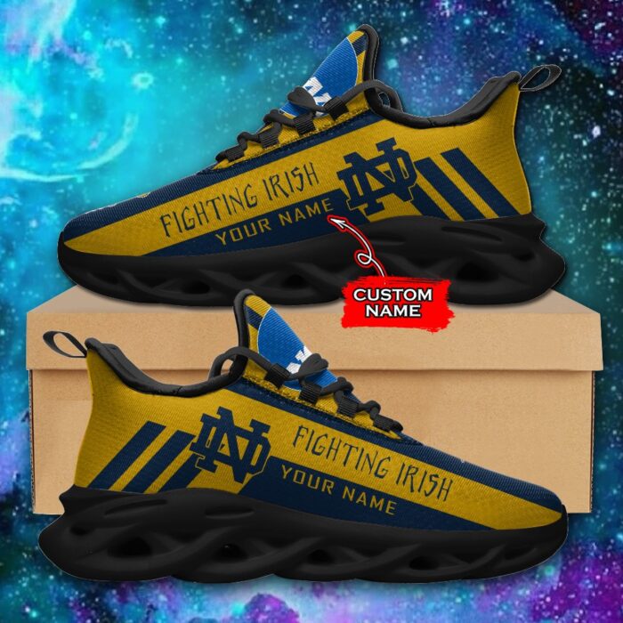 NCAA Notre Dame Fighting Irish Max Soul Sneaker Monter Custom Name Style 12HTN4033